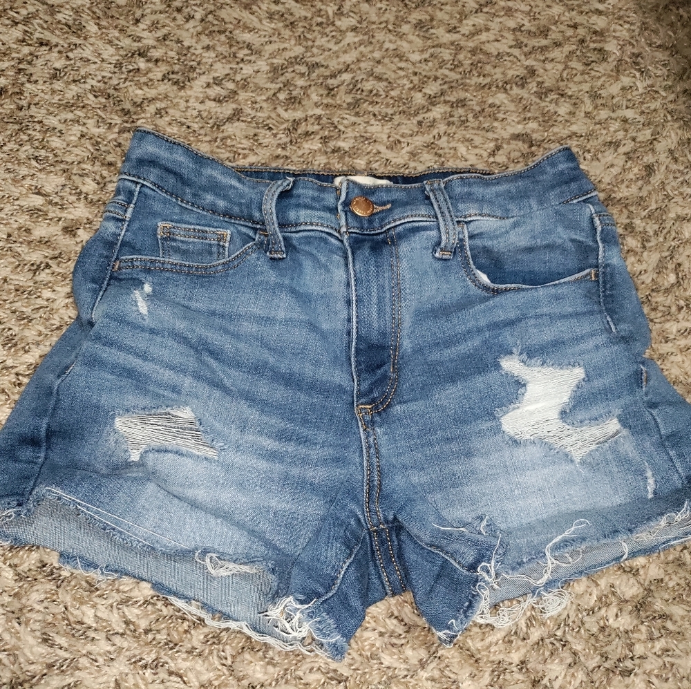 Denim shorts